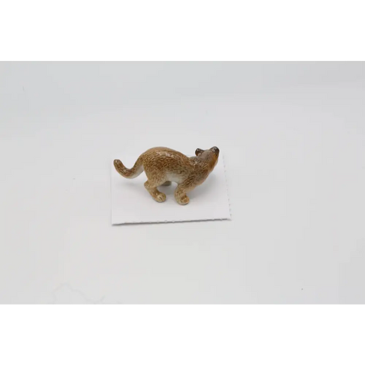Cheyenne Cougar Mountain Lion Porcelain Miniature - PABOOM