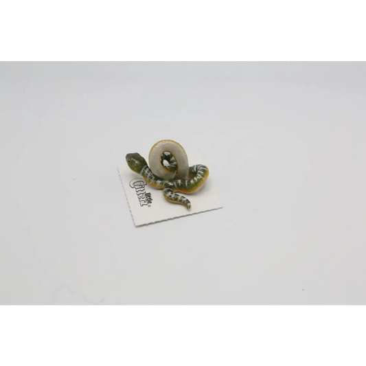 Emerald Tree Boa Porcelain Miniature - PABOOM