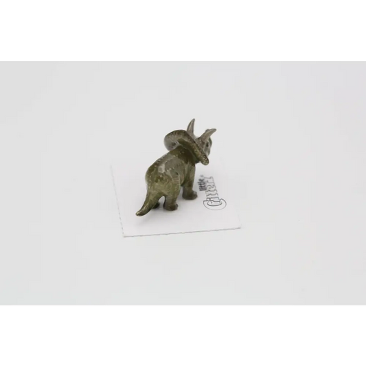Little Critterz - Frill Triceratops Porcelain Miniature