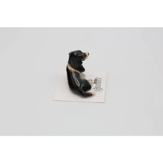 Little Critterz Napoleon Basset Hound Porcelain Miniature