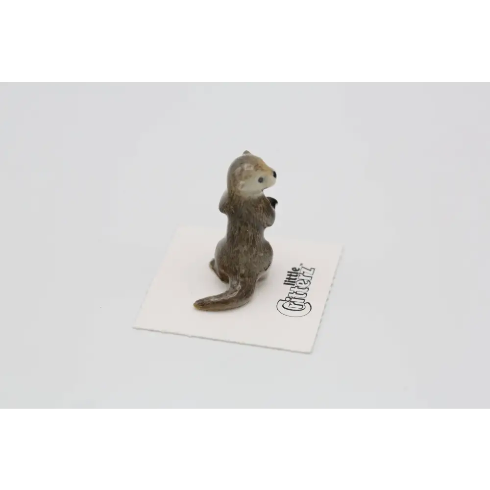 Little Critterz - Nimble Asian Otter Porcelain Miniature