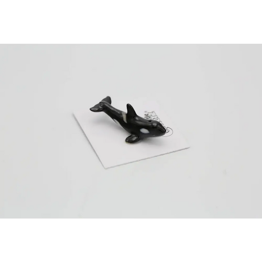 Seawolf Orca Decorative Figurine - Porcelain Miniature - PABOOM