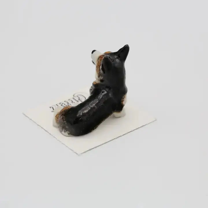 Taffy Corgi Cardigan Porcelain Miniature - PABOOM