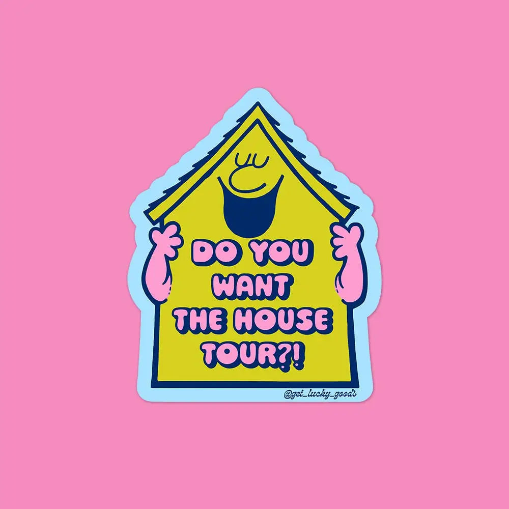 Lucky Goods Paper - House Tour Sticker