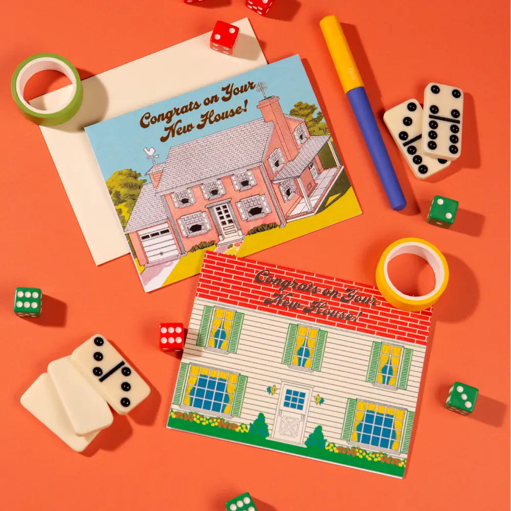 Lucky Goods Paper - New House Brick Foil Card