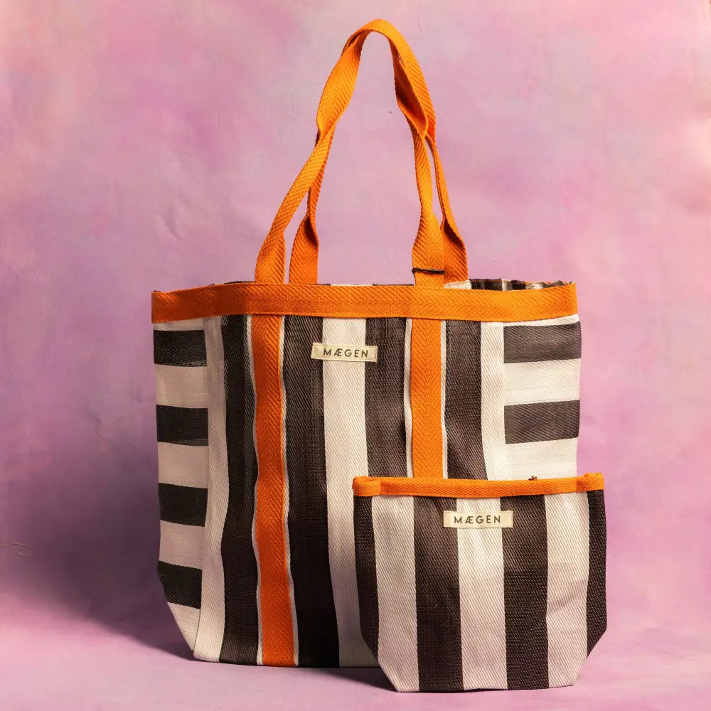 Mægen Pouch - Orange/ White/ Aubergine
