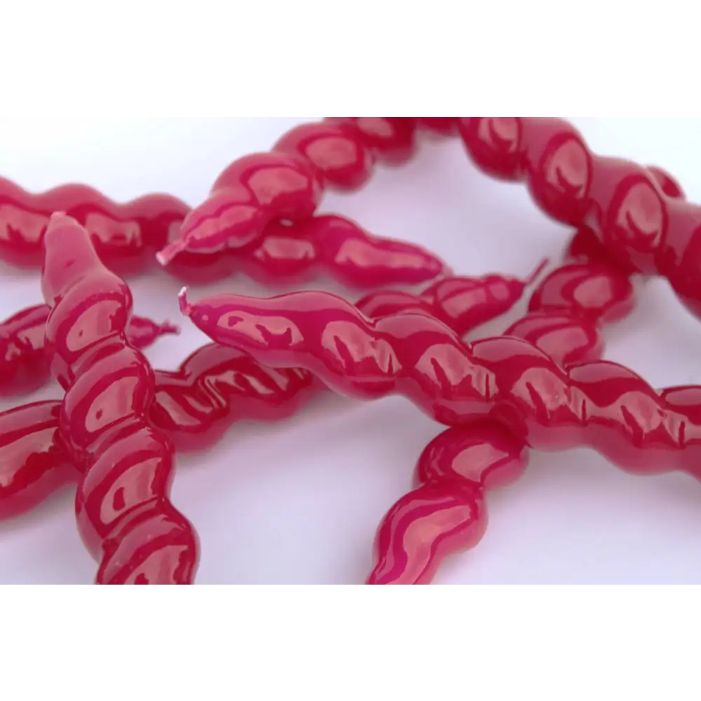 Spiral Taper Candles - Magenta