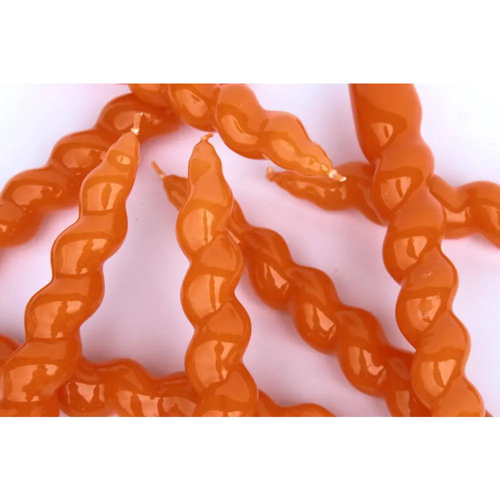 Spiral Taper Candles - Tangerine
