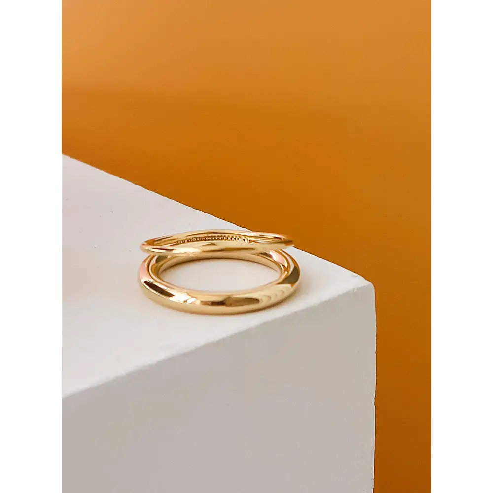 Maiq Accessories - Harvey Classic Double Band Ring