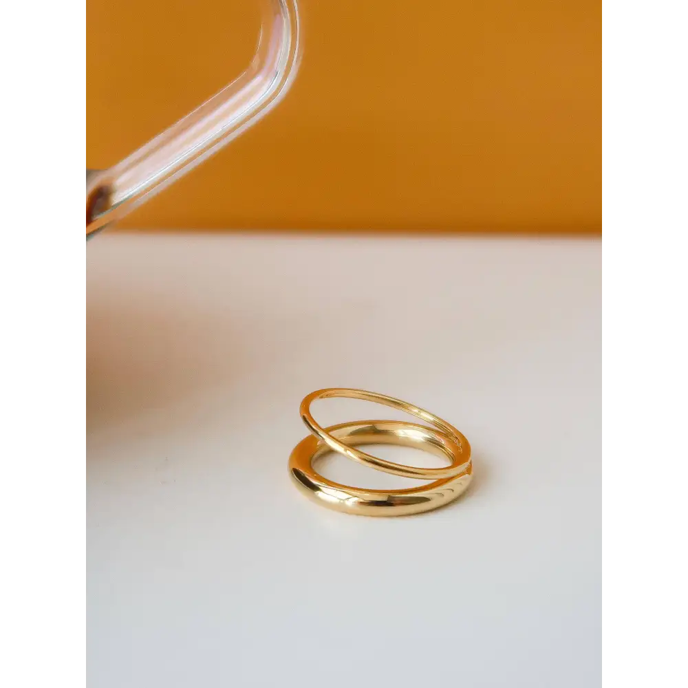 Maiq Accessories - Harvey Classic Double Band Ring