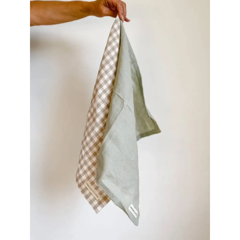 Linen Tea Towel Pinstripe - PABOOM