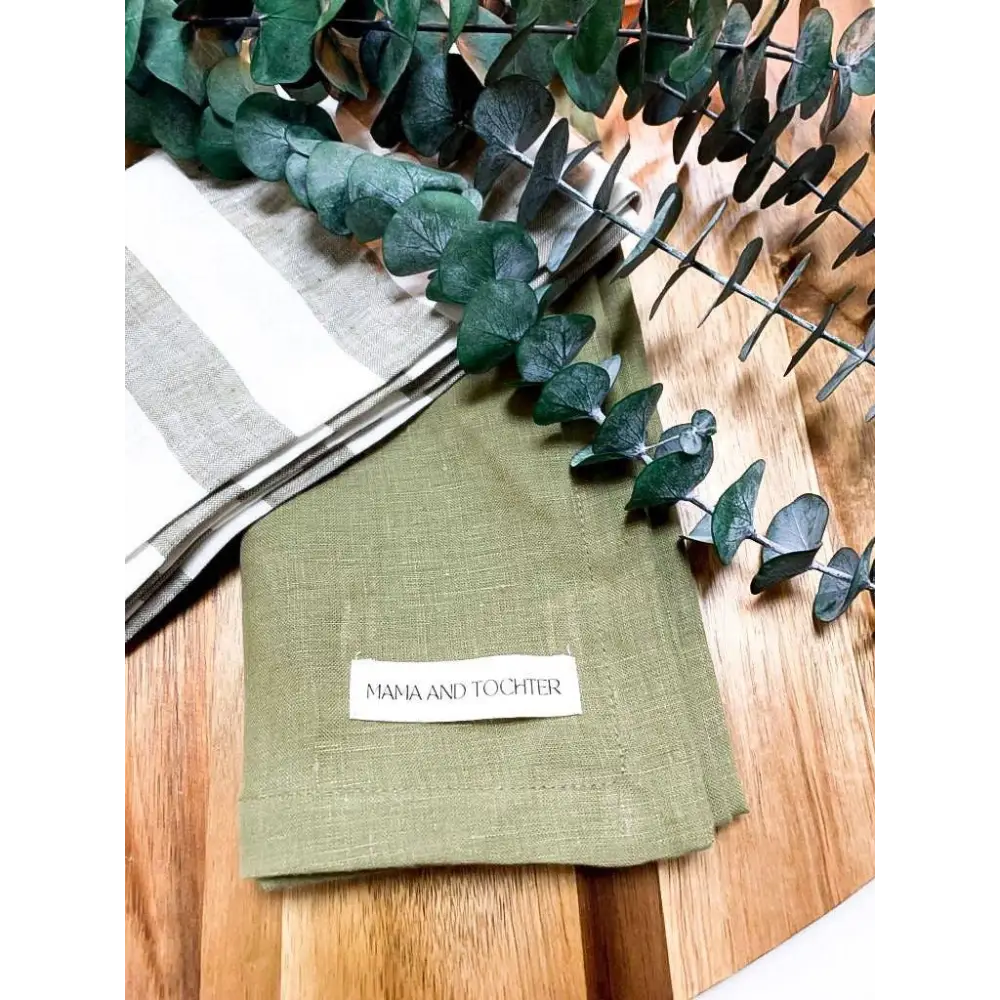 Linen Tea Towel Pinstripe - PABOOM