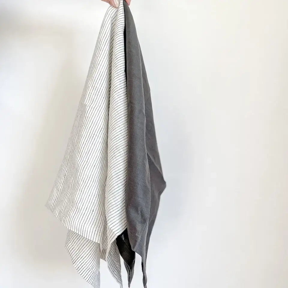 Linen Tea Towel Pinstripe - PABOOM