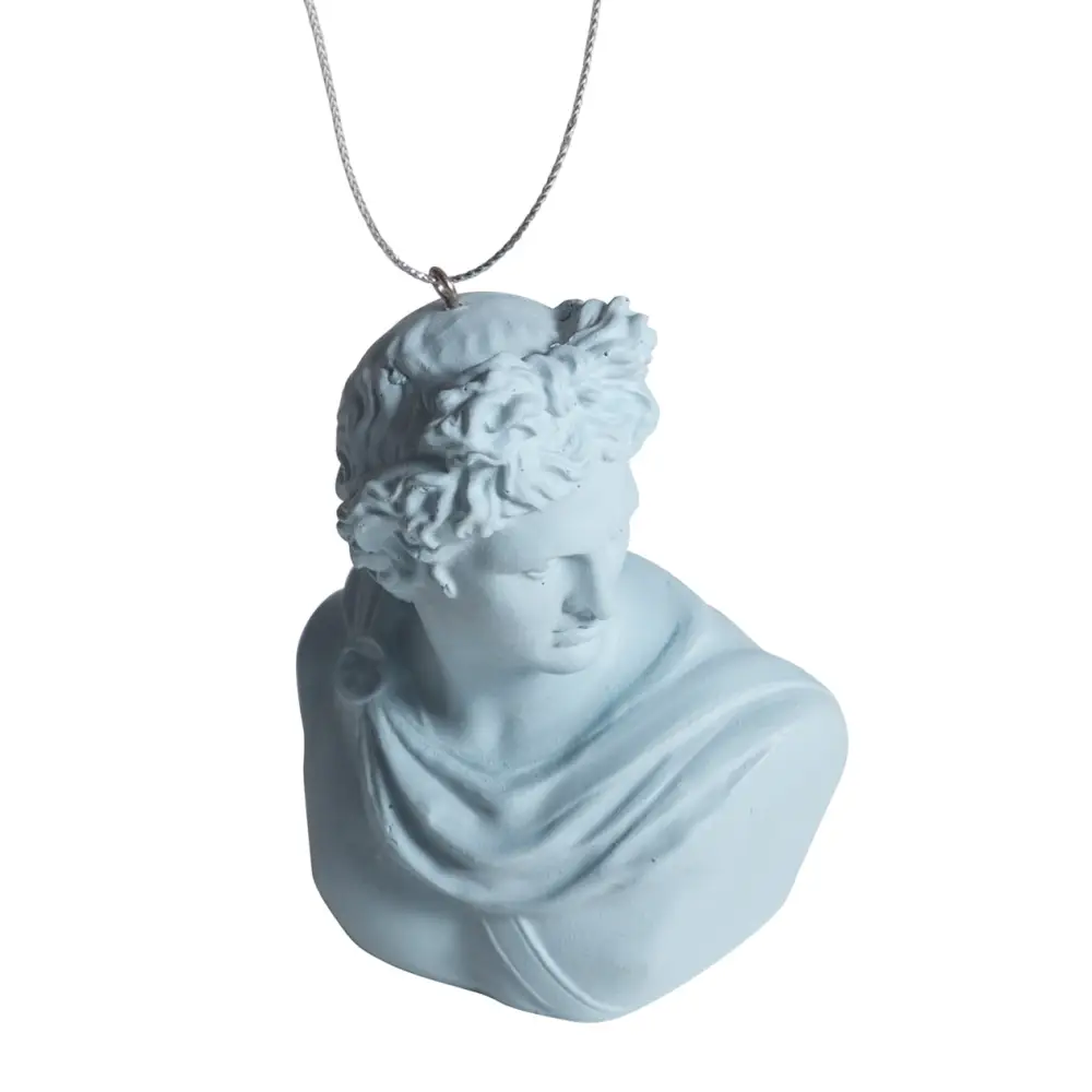 Blue Apollo Bust Ornament - PABOOM