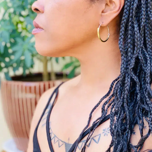 Tube Hoops Brass Small - PABOOM