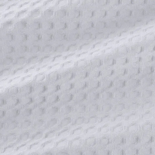 Moda At Home - Waffle Shower Curtain 100% Cotton White