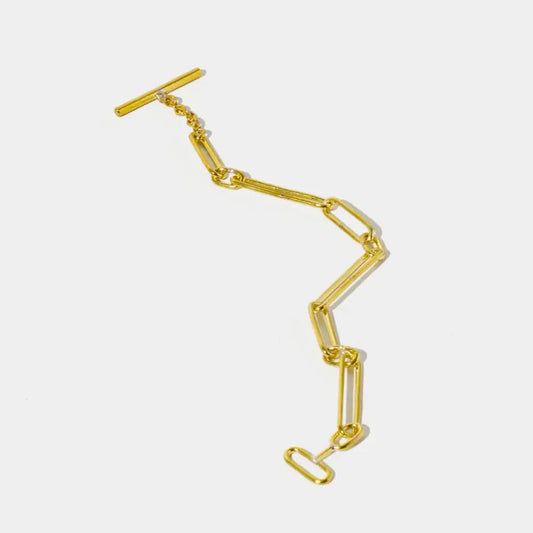 Loop Link Bracelet Brass - PABOOM