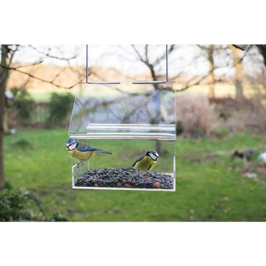 NACH - Acrylic Hanging Birdtable House Excl. Bird Food