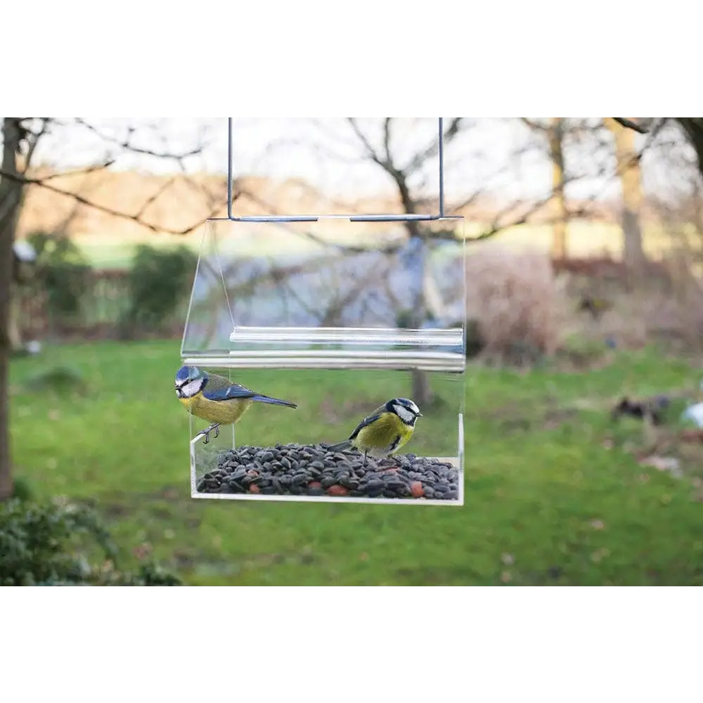 NACH - Acrylic Hanging Birdtable House Excl. Bird Food