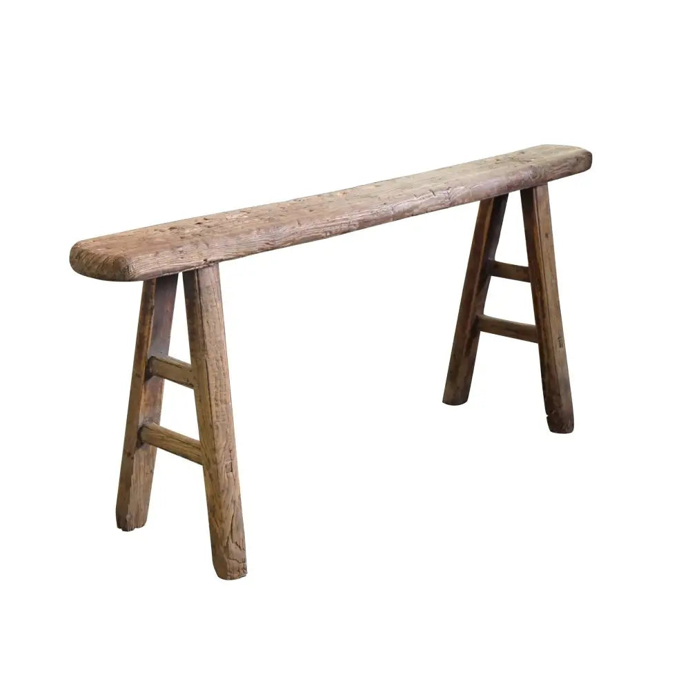 NACH - Antique Skinny Wooden Bench Size 45-55
