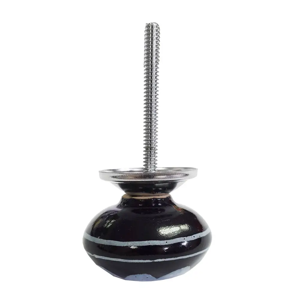 NACH - Art Deco Ceramic Flower Knob Last Chance