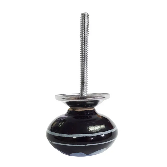 NACH - Art Deco Ceramic Flower Knob Last Chance