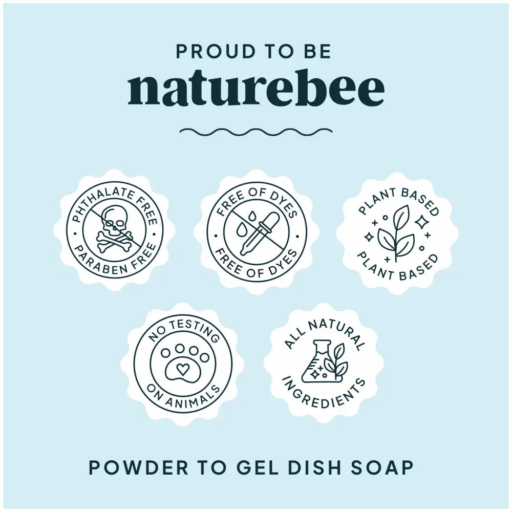 Powder to Gel Dish Soap