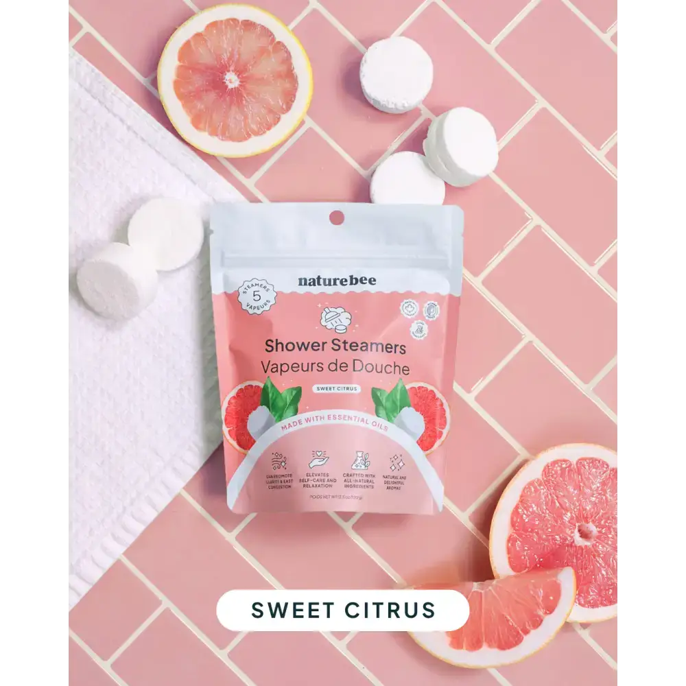 NATURE BEE - Sweet Citrus Shower Steamers | Nature Bee