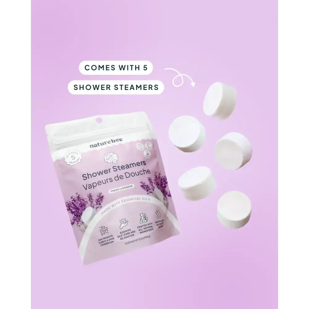 NATURE BEE - Fresh Lavender Shower Steamers | Nature Bee