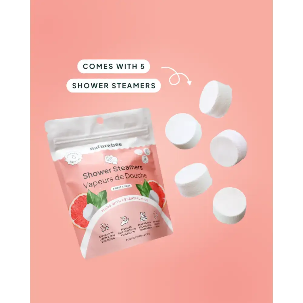 NATURE BEE - Sweet Citrus Shower Steamers | Nature Bee