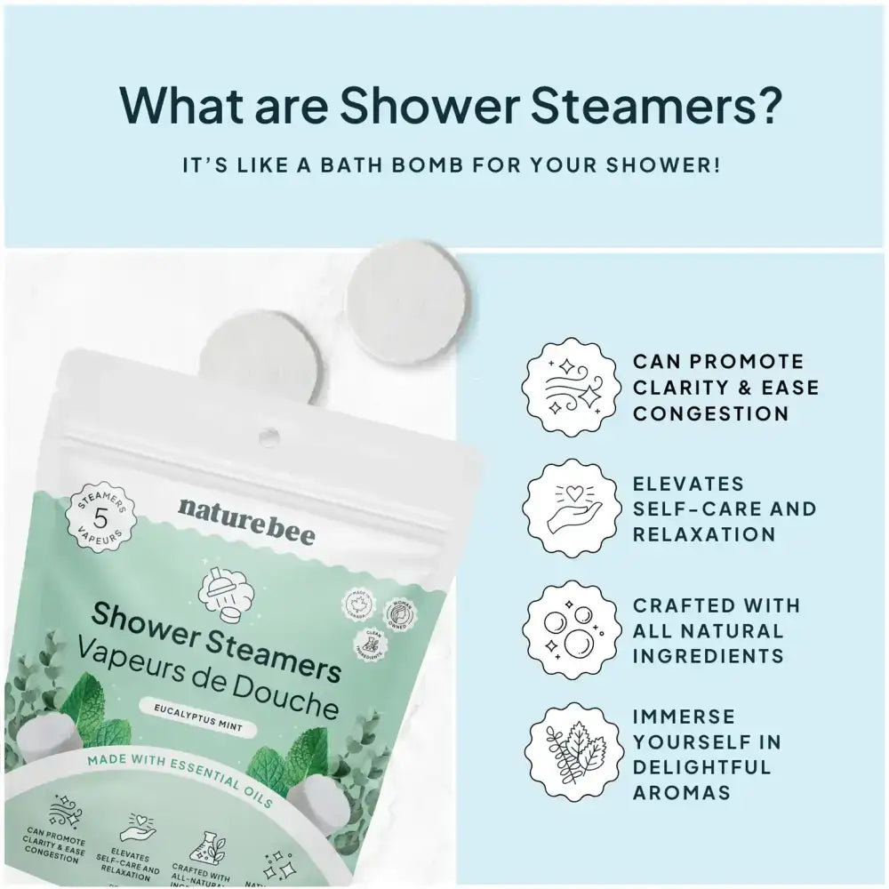 Refreshing Mint Shower Steamers - PABOOM