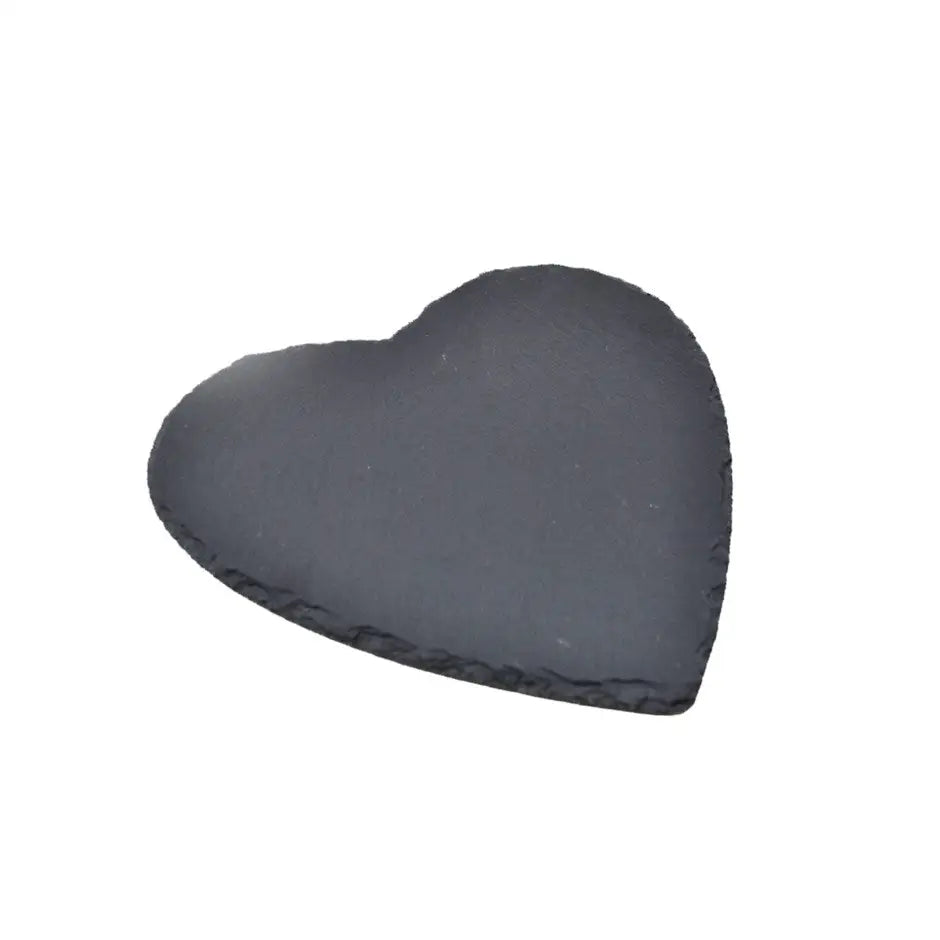 Cheese Board Heart Black Slate - PABOOM