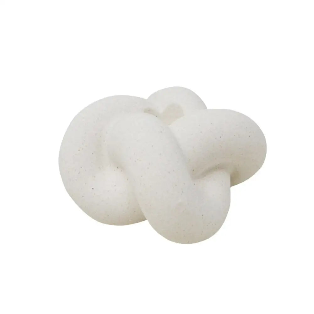 Knot Candle Holder White - PABOOM