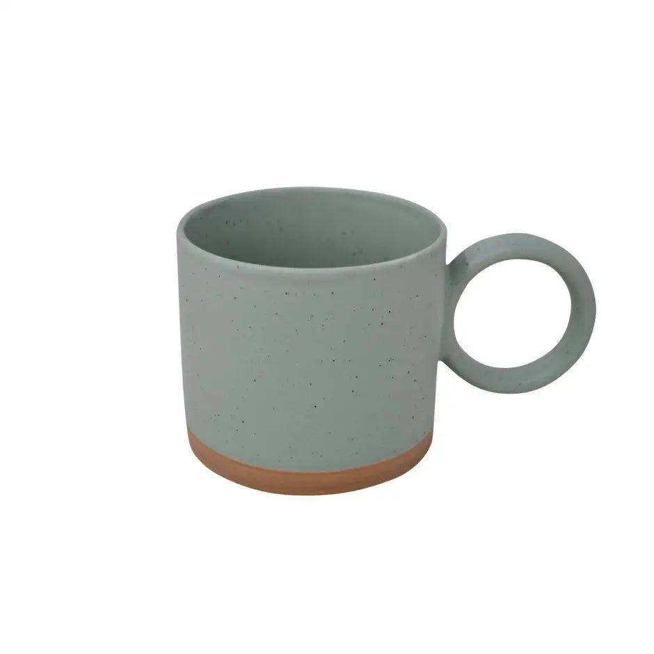 Round Handle Mug Green - PABOOM
