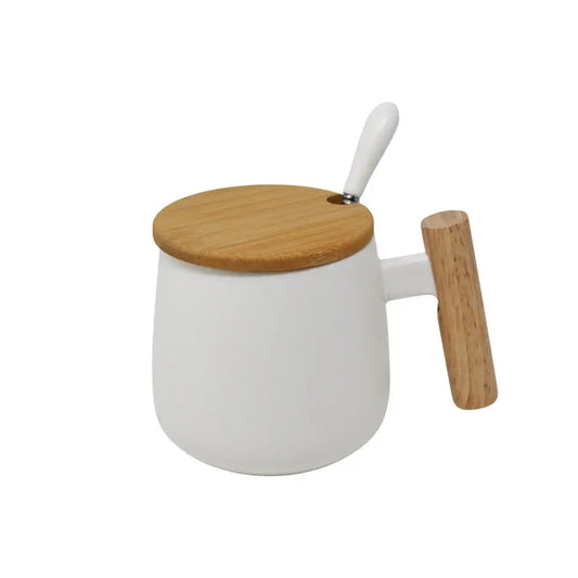 Scandi Mug White with Lid - PABOOM