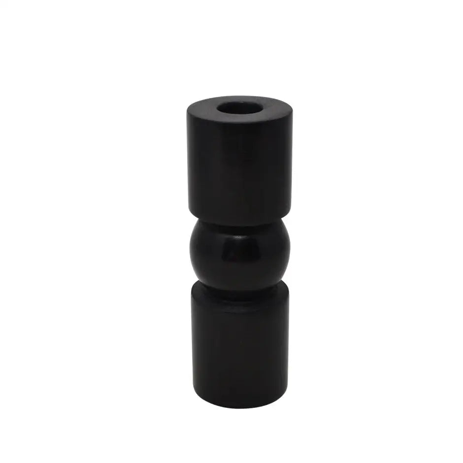 Soapstone Candle Holder Black - PABOOM