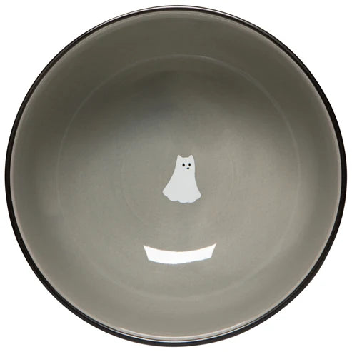 Kindred Spirit bowl shown individually, displaying the white ghost pattern - PABOOM