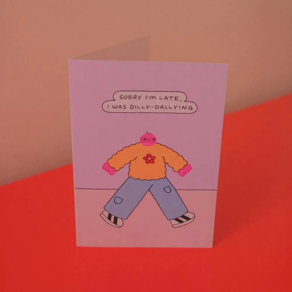 Orange Juice For Dinner - Dilly Dally Card