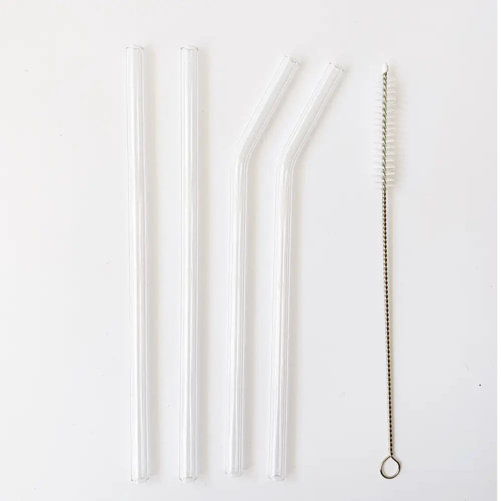 Glass Straws + Brush Set - PABOOM