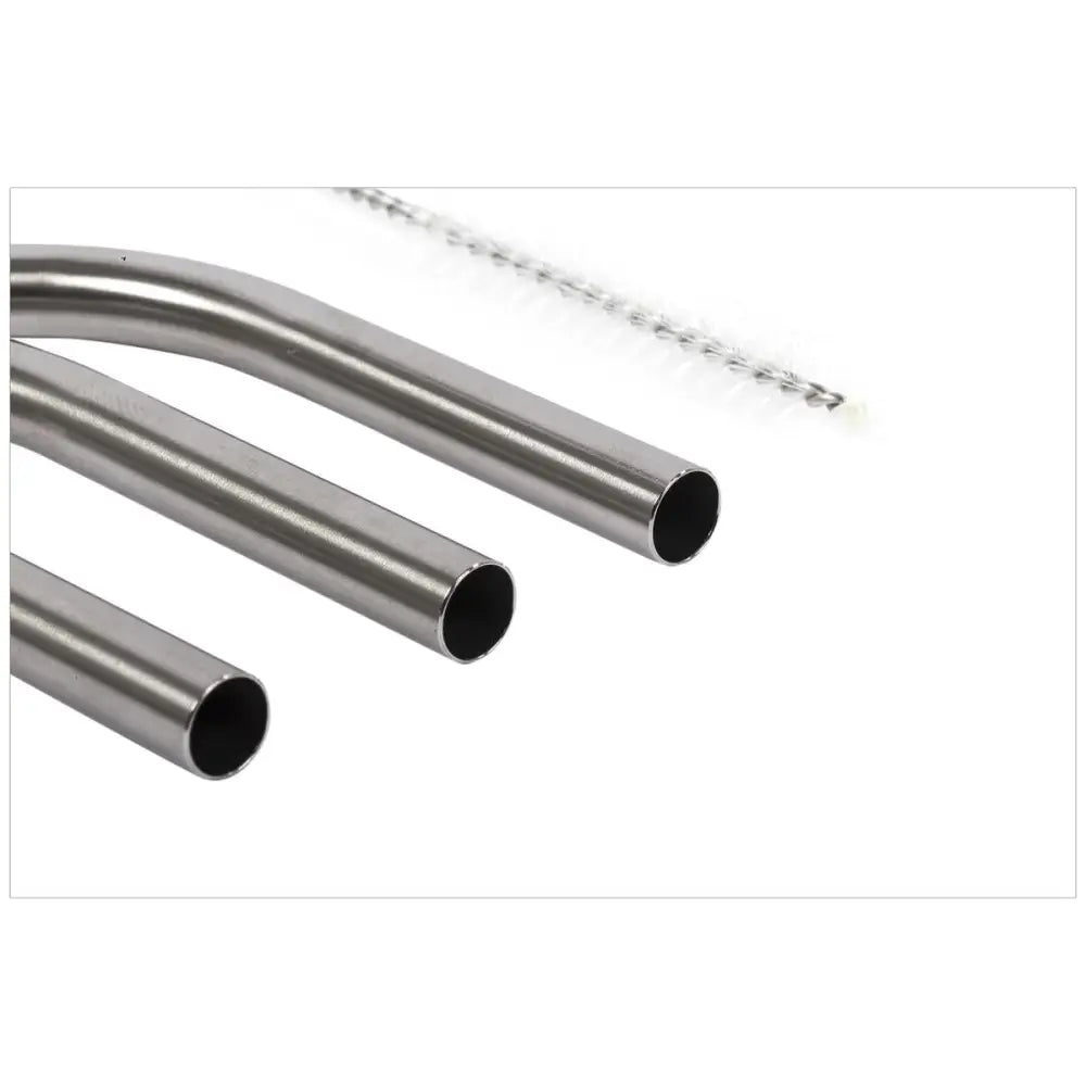 Stainless Steel Straws + Brush - PABOOM