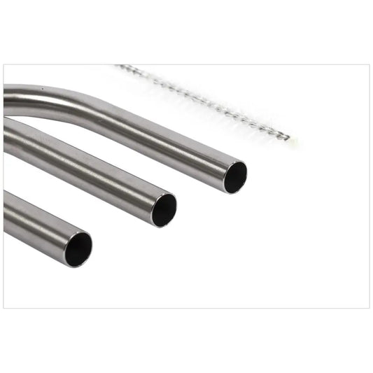 Stainless Steel Straws + Brush - PABOOM