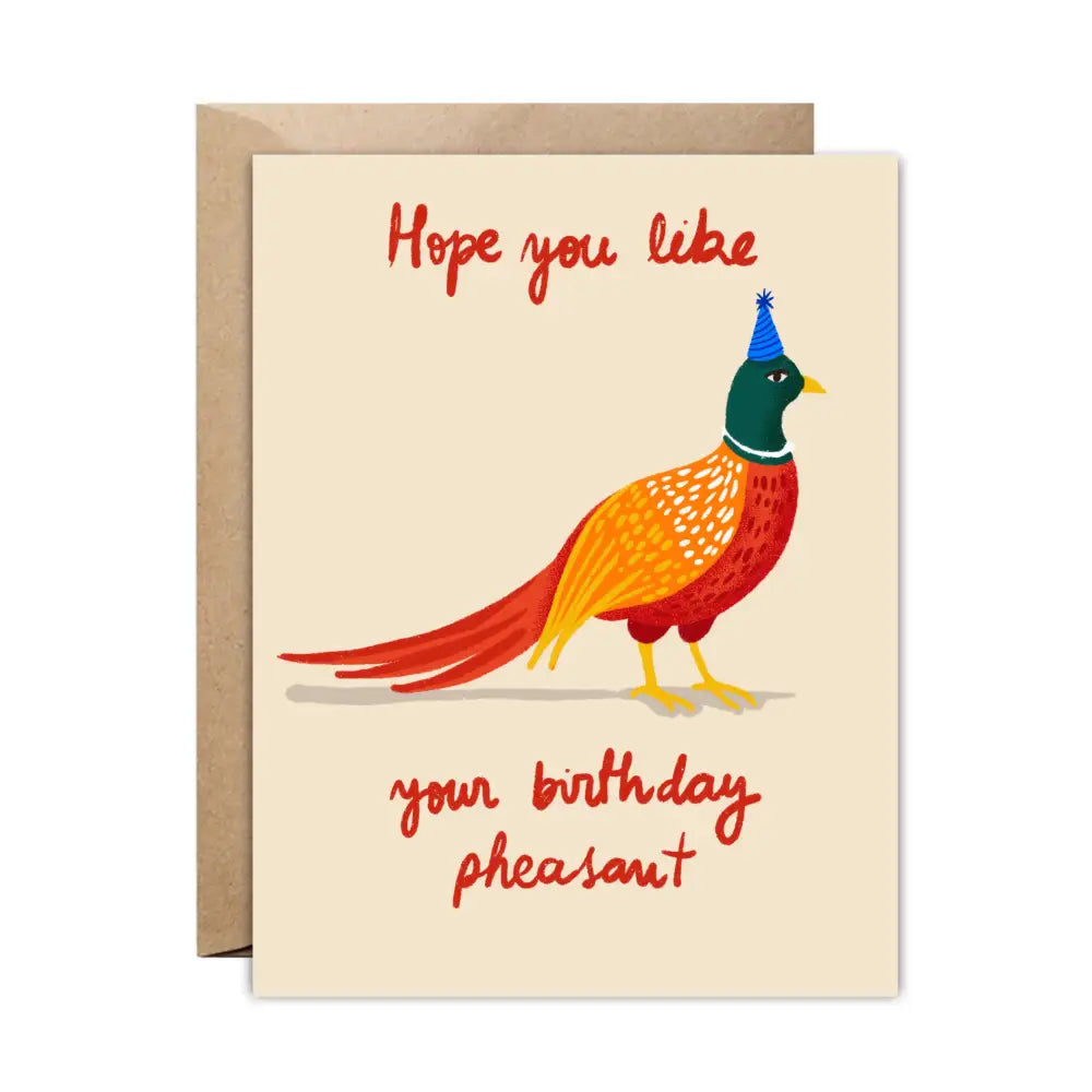 Paper Protégé - Birthday Pheasant