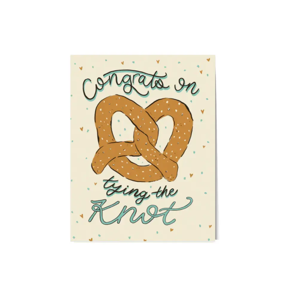 Paper Protégé - Congrats on Tying the Knot Wedding Card