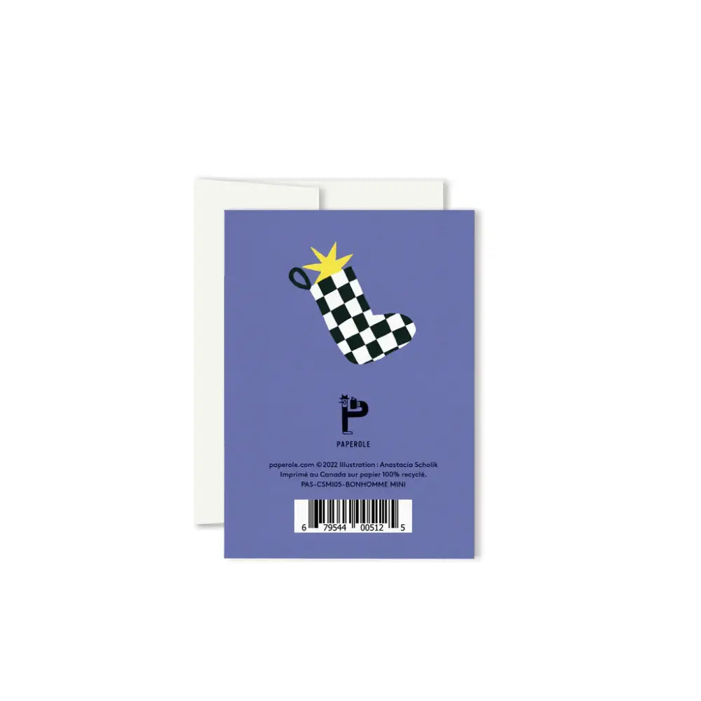 Bonhomme Mini Card - PABOOM