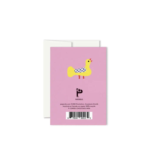 Paperole - CHOUCHOU — Miniature Greeting Card