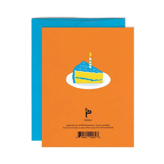 Paperole - DINOSAUR — Greeting card