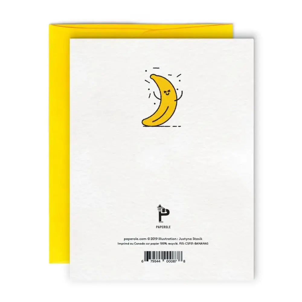 Let's Go Bananas Card - PABOOM