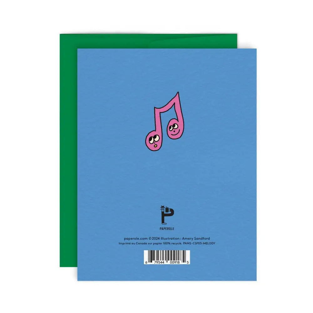 Paperole - MELODY — Greeting Card