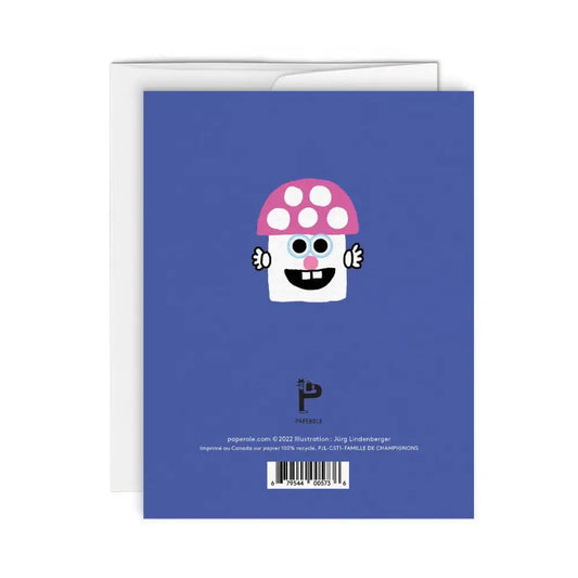 Mushroom Family Card - PABOOM