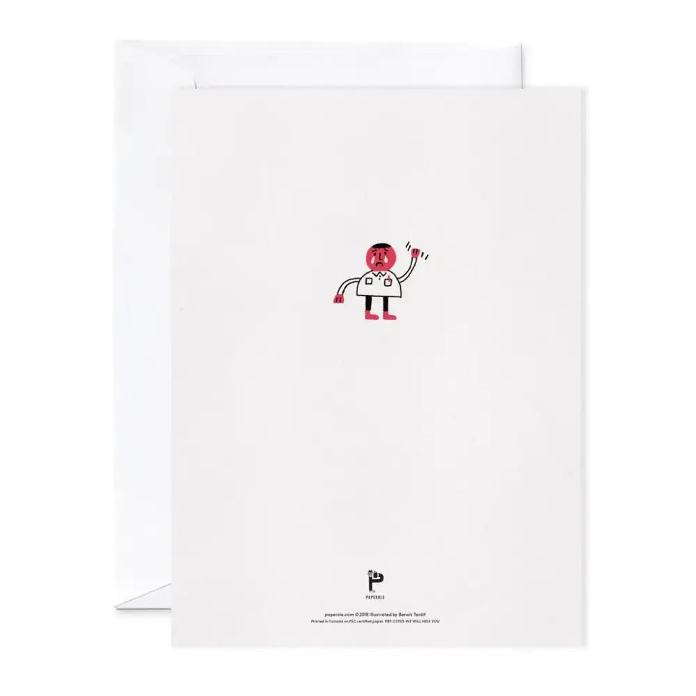 We Will Miss You Giant Card - PABOOM